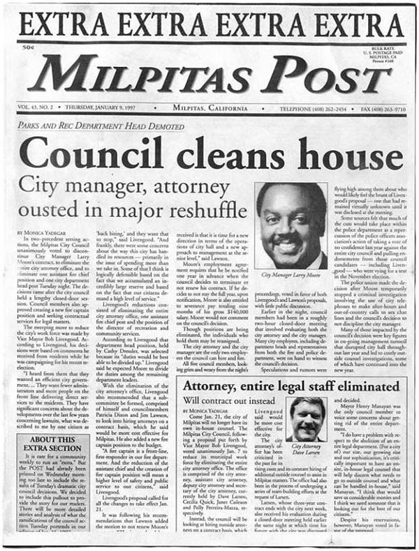 Milpitas Post of Past