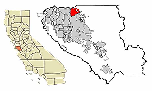Map of Milpitas California