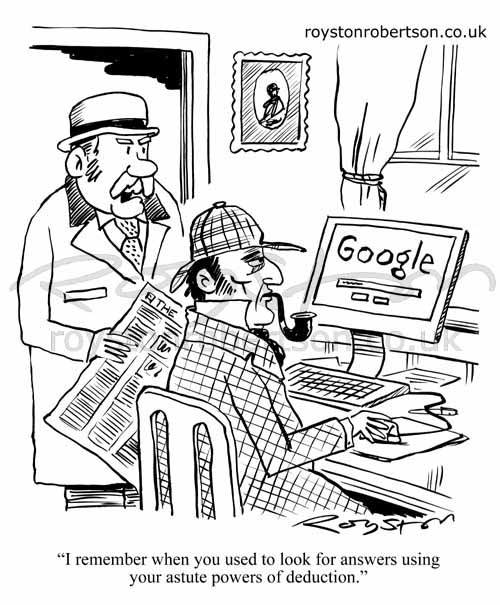 Sherlock Holmes cartoon