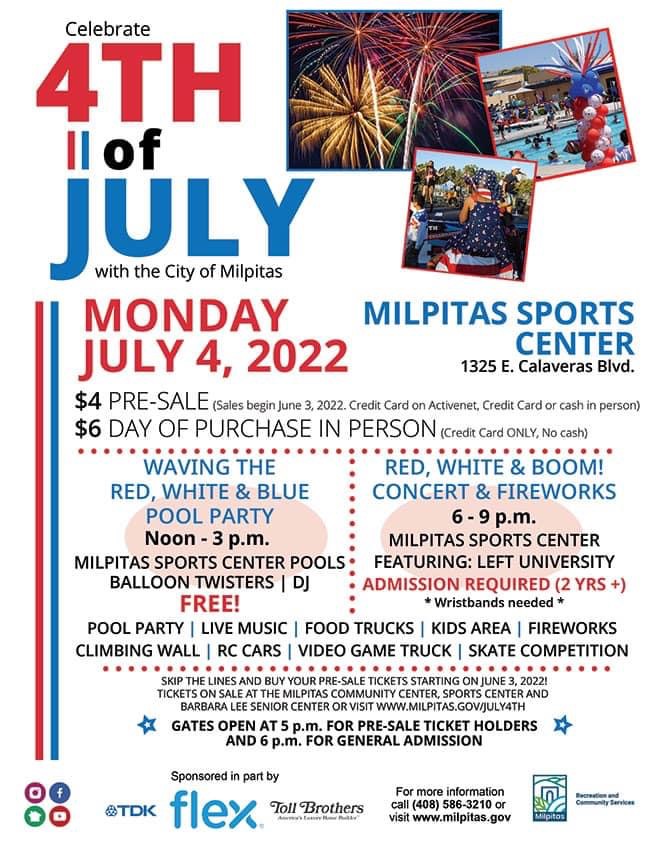 4th of July Events Go Milpitas