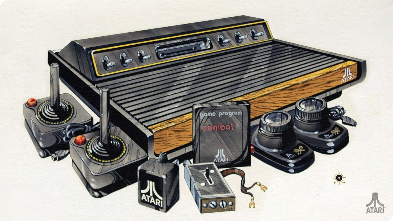 Atari 2600 video game consol